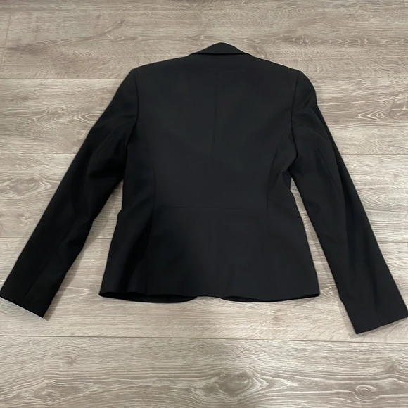 Nine West Two Button Suit Jacket Blazer Black Collared 2 - Picture 12 of 12